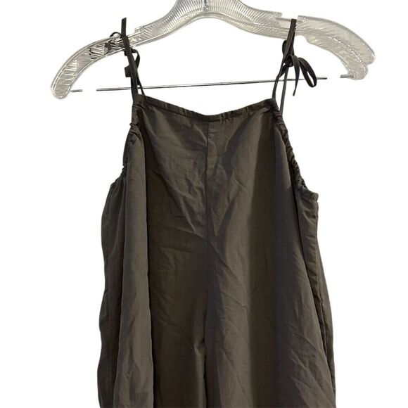 SHEIN Women's Gray Jumpsuit Size 6 Adjustable Straps Wide-Leg - Picture 9 of 11